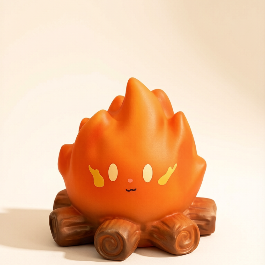 Cute Campfire Flame Night Light