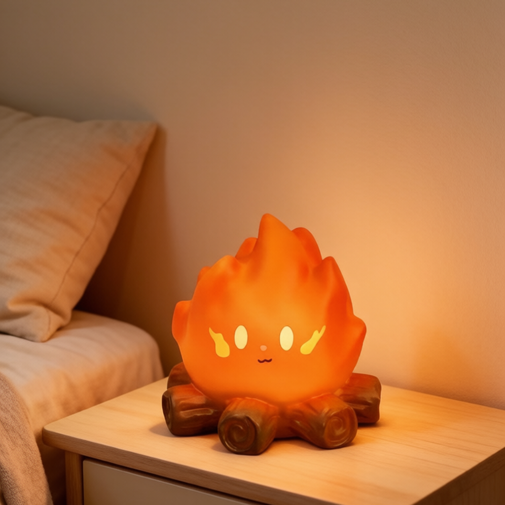 Cute Campfire Flame Night Light