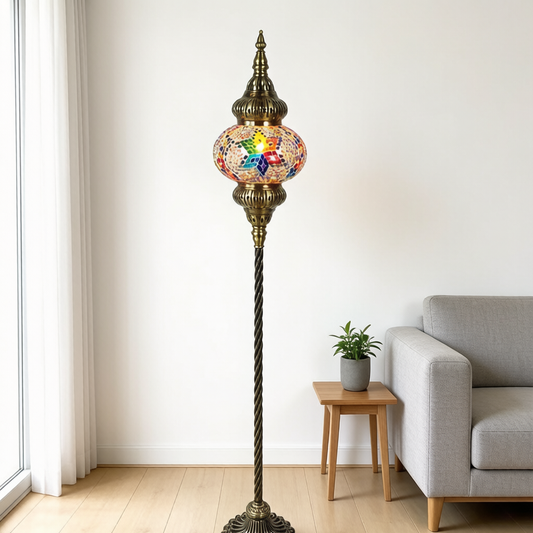 Turkish Mosaic Floor Lamp