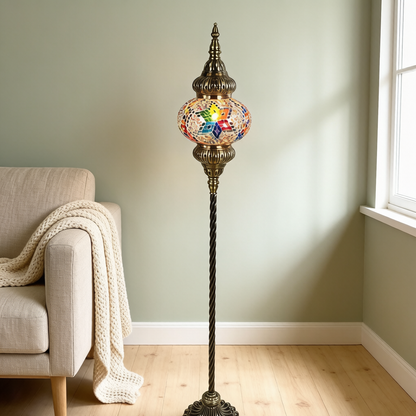 Turkish Mosaic Floor Lamp