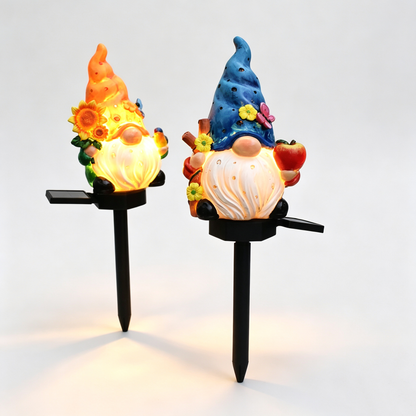 Solar Gnome Garden Stake Lights